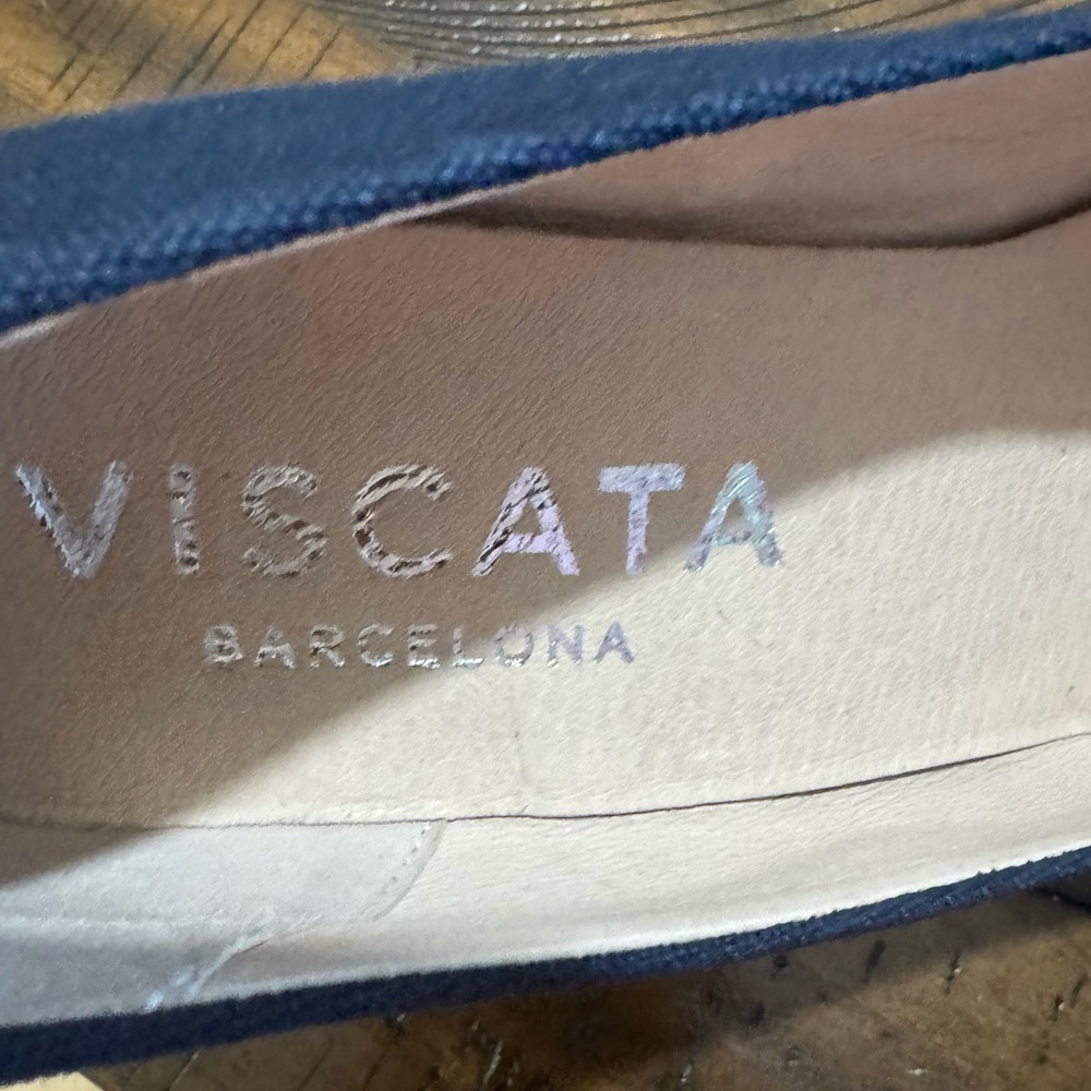 Navy Blue Platform Wedges. NEW! - Picture 6 of 6